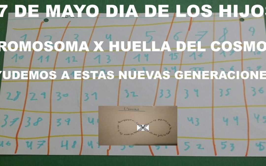 27 DE MAYO DÍA DE LOS HIJOS CROMOSOMA X LAS NUEVAS GENERACIONES